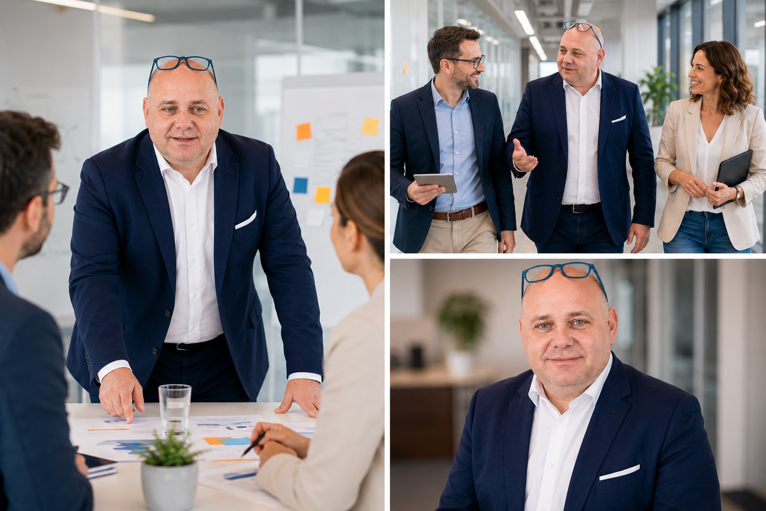 Roberto Troisi moderiert einen Workshop mit Führungskräften